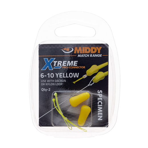 MIDDY Xtreme Pro-Connectors: 6-10 (žlutý)